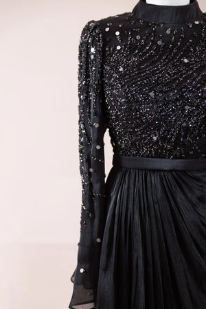 Ahenk Tesettür Abiye - FioraofDress - tesettur - abiye - SİYAH - 38 - hijab - evening - dress