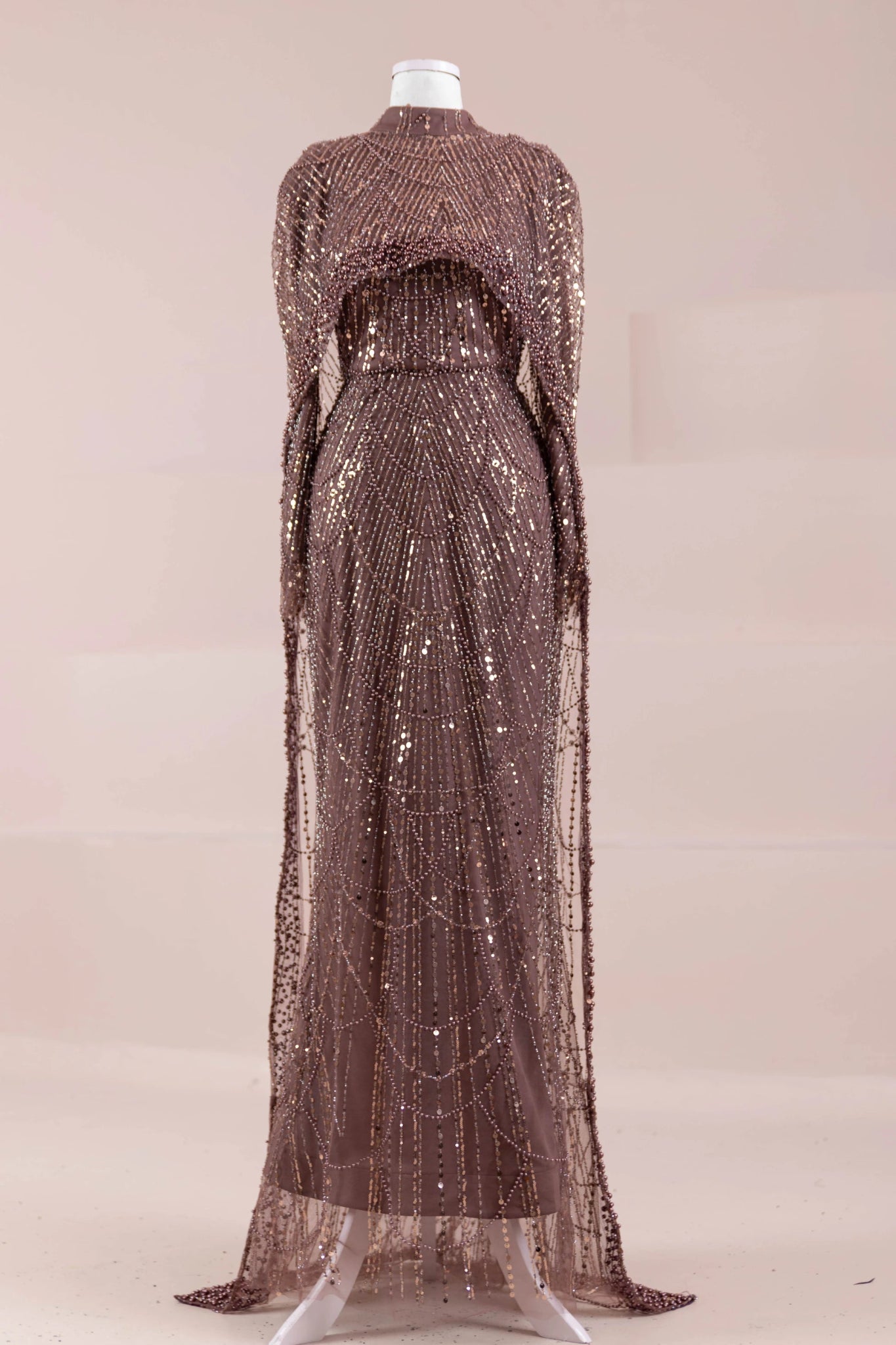 Arde Tesettür Abiye - FioraofDress - tesettur - abiye - Mocha - 38 - hijab - evening - dress