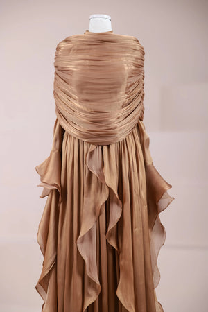 Aréa Tesettür Abiye - FioraofDress - tesettur - abiye - Ekru - 38 - hijab - evening - dress