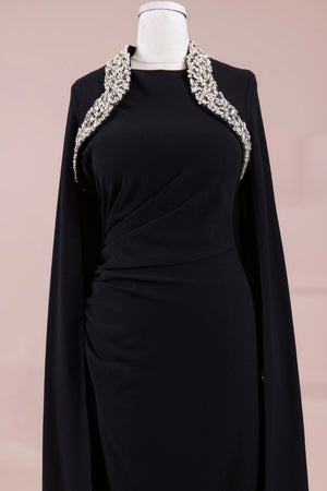 Asera Tesettür Abiye - FioraofDress - tesettur - abiye - Siyahh - 38 - hijab - evening - dress