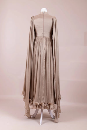 Ayrez Tesettür Abiye - FioraofDress - tesettur - abiye - VİZON - 38 - hijab - evening - dress