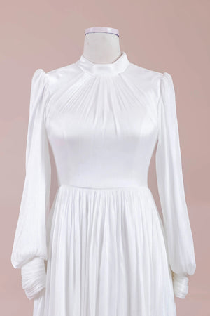 Belora Tesettür Abiye - FioraofDress - tesettur - abiye - Beyaz - 38 - hijab - evening - dress