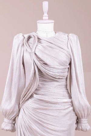 Bloom Tesettür Abiye - FioraofDress - tesettur - abiye - Taş - 38 - hijab - evening - dress