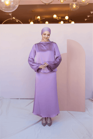 Candida Tesettür Takım - FioraofDress - tesettur - abiye - 44 - LİLAA - hijab - evening - dress