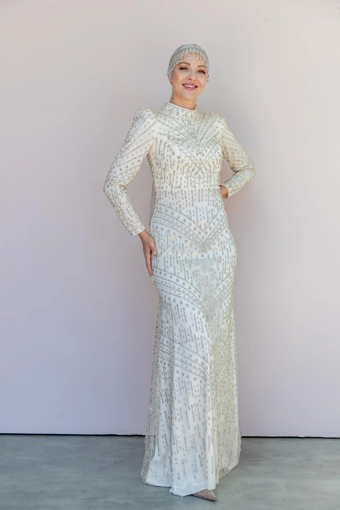 Diamont Tesettur Abiye - FioraofDress - tesettur - abiye - bejj - 36 - hijab - evening - dress