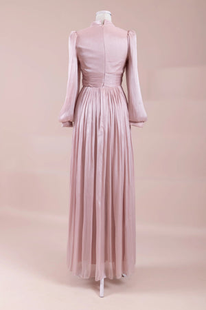 Elin Tesettür Abiye - FioraofDress - tesettur - abiye - Pudra - 38 - hijab - evening - dress