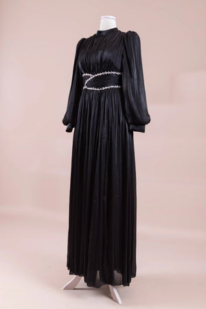 Elin Tesettür Abiye - FioraofDress - tesettur - abiye - Siyahh - 38 - hijab - evening - dress