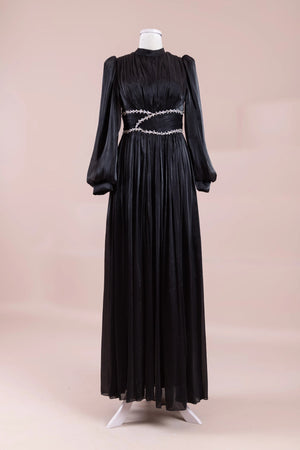 Elin Tesettür Abiye - FioraofDress - tesettur - abiye - Siyahh - 38 - hijab - evening - dress