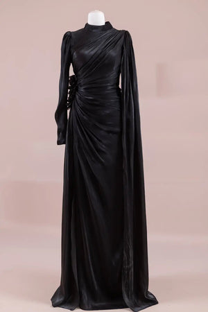 Elisa Tesettür Abiye - FioraofDress - tesettur - abiye - Siyah - 38 - hijab - evening - dress
