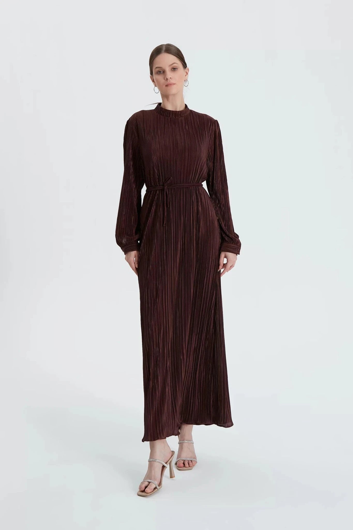 Elvis Abiye - FioraofDress - tesettur - abiye - 42 - Yağı Yeşil - hijab - evening - dress