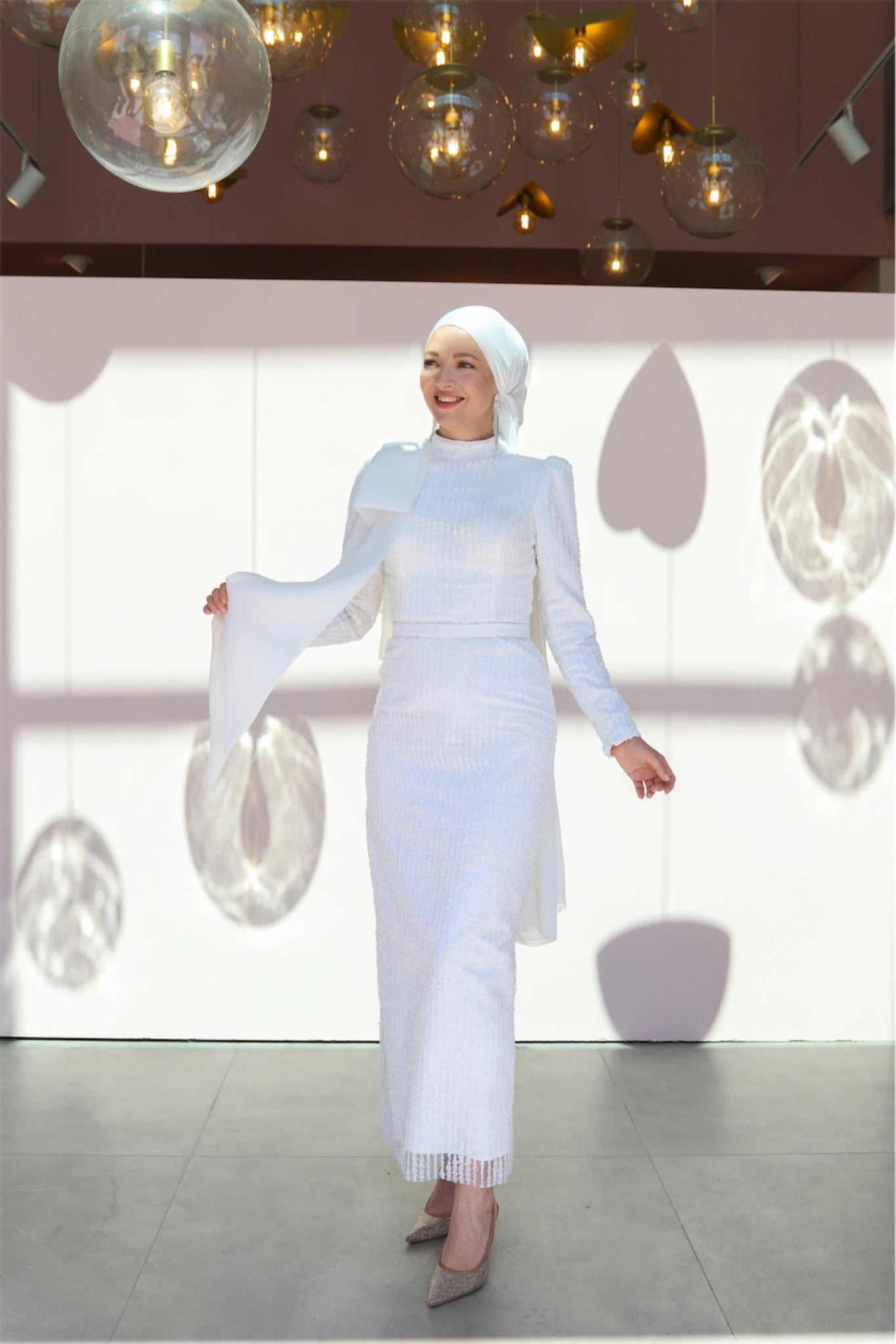 Farilya Tesettür Abiye - FioraofDress - tesettur - abiye - 38 - Ekru - hijab - evening - dress