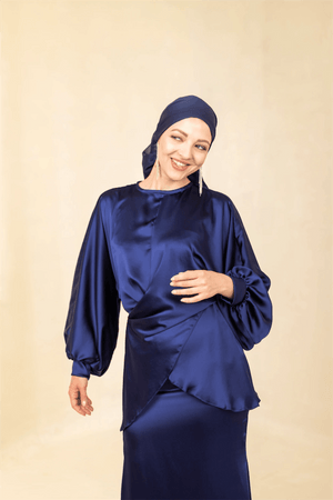Felicita Tesettür Abiye - FioraofDress - tesettur - abiye - 44 - Lacive - hijab - evening - dress