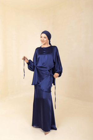 Felicita Tesettür Abiye - FioraofDress - tesettur - abiye - 44 - Lacive - hijab - evening - dress