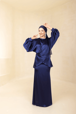 Felicita Tesettür Abiye - FioraofDress - tesettur - abiye - 44 - Lacive - hijab - evening - dress