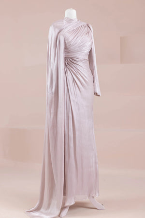 Glory Sade Tesettür Abiye - FioraofDress - tesettur - abiye - BEJ - 38 - hijab - evening - dress