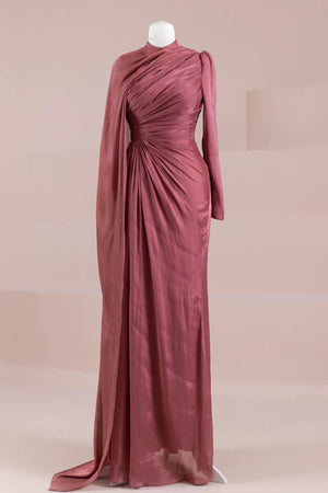 Glory Sade Tesettür Abiye - FioraofDress - tesettur - abiye - bery - 38 - hijab - evening - dress