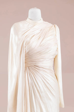 Glory Sade Tesettür Abiye - FioraofDress - tesettur - abiye - Ekru - 38 - hijab - evening - dress