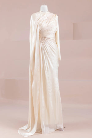 Glory Sade Tesettür Abiye - FioraofDress - tesettur - abiye - Ekru - 38 - hijab - evening - dress