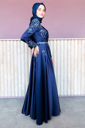 Hazal Tesettür Abiye - FioraofDress - tesettur - abiye - 48 - hijab - evening - dress