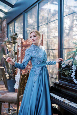 Lara Tesettür Abiye Roza - FioraofDress - tesettur - abiye - 52 - hijab - evening - dress