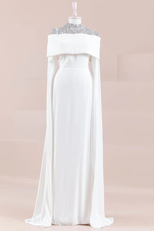 Lirae Tesettür Abiye - FioraofDress - tesettur - abiye - Beyaz - 36 - hijab - evening - dress