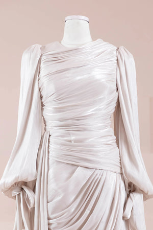 Lotus Tesettür Abiye - FioraofDress - tesettur - abiye - Taş Renk - 38 - hijab - evening - dress