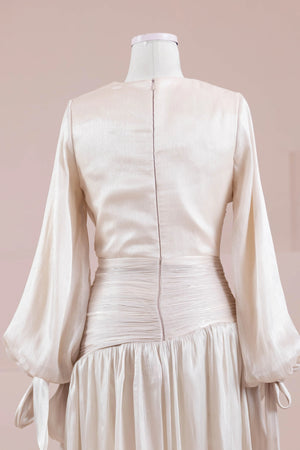 Lova Tesettür Abiye - FioraofDress - tesettur - abiye - Taş Renk - 38 - hijab - evening - dress