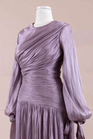 Lova Tesettür Abiye - FioraofDress - tesettur - abiye - lila - 38 - hijab - evening - dress