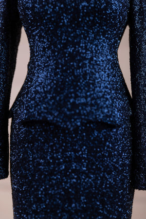 Luxe Tesettür Abiye - FioraofDress - tesettur - abiye - Lacivert - 38 - hijab - evening - dress