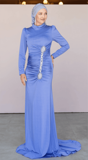 Lydia Tesettür Abiye - FioraofDress - tesettur - abiye - 44 - LİLAA - hijab - evening - dress