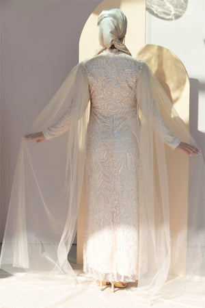 Mahidevran Tesettür Abiye - FioraofDress - tesettur - abiye - 48 - GOLD - hijab - evening - dress