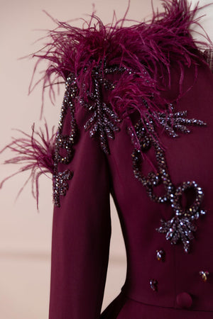 Majesty Tesettür Abiye - FioraofDress - tesettur - abiye - BORDO - 38 - hijab - evening - dress