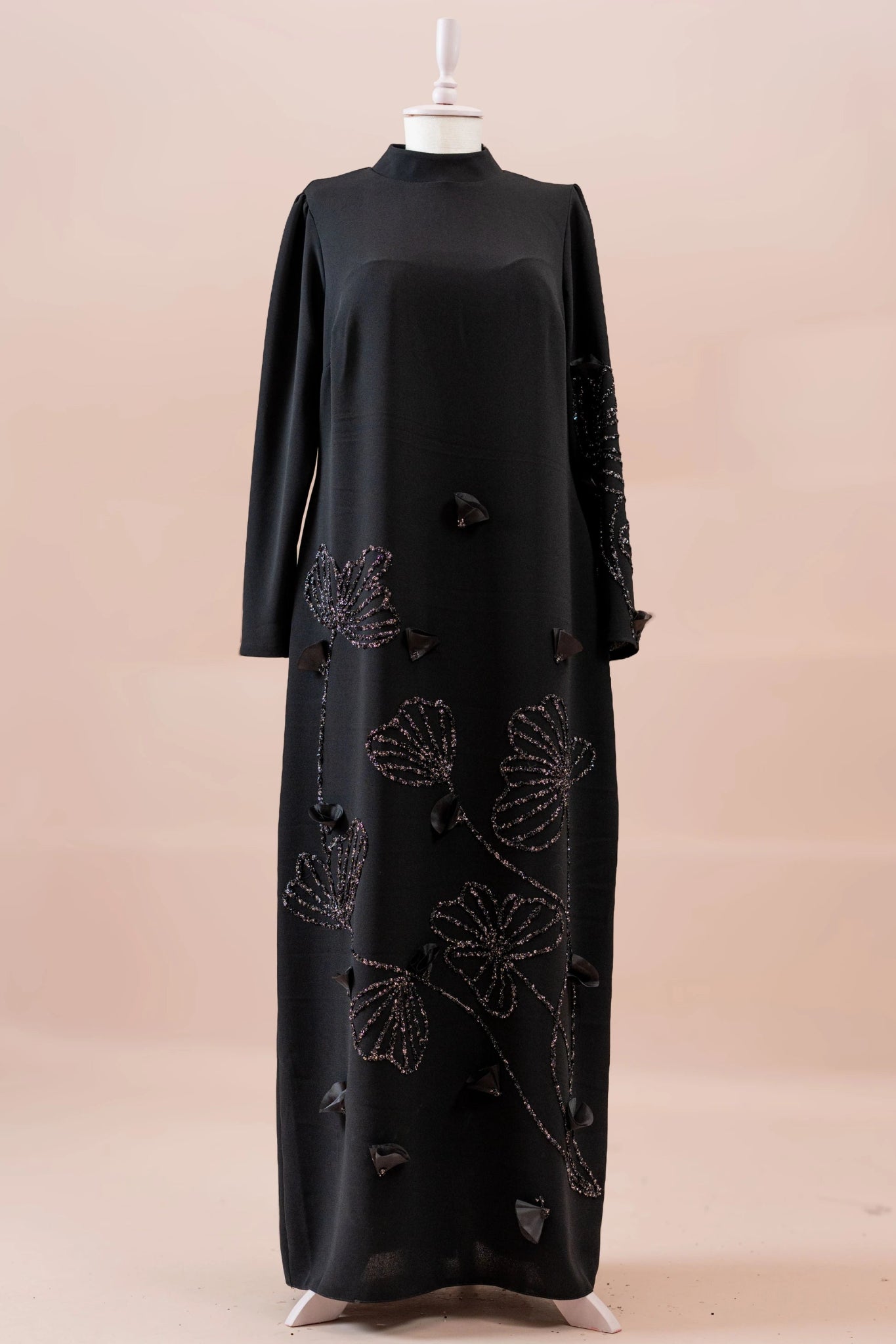 Maysa Tesettür Abiye - FioraofDress - tesettur - abiye - Siyahh - 44 - hijab - evening - dress