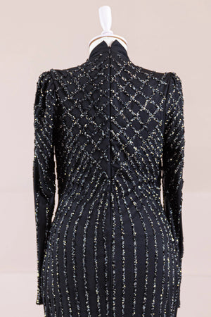 Niva Tesettür Abiye - FioraofDress - tesettur - abiye - Siyahh - 38 - hijab - evening - dress