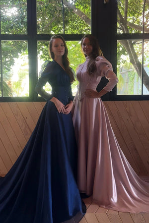 Ophelia - FioraofDress - tesettur - abiye - Pudra - 36 - hijab - evening - dress