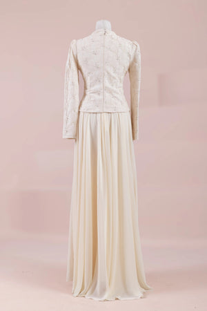 Ponte Tesettür Abiye - FioraofDress - tesettur - abiye - Ekru - 38 - hijab - evening - dress