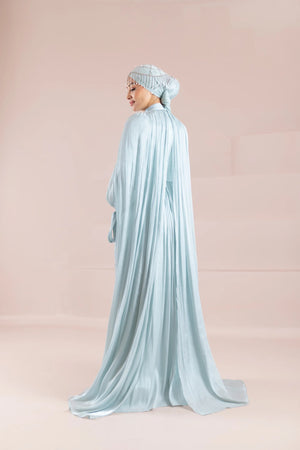 Renna Tesettür Abiye - FioraofDress - tesettur - abiye - mint - 36 - hijab - evening - dress