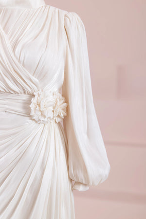 Rosavé Tesettür Abiye - FioraofDress - tesettur - abiye - krem - 38 - hijab - evening - dress