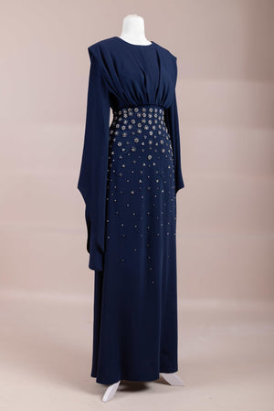 Rouge Tesettür Abiye - FioraofDress - tesettur - abiye - Lacivert - 38 - hijab - evening - dress