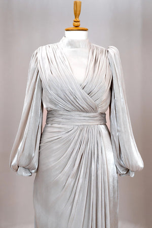 Safir Tesettür Abiye - FioraofDress - tesettur - abiye - Ekru - 38 - hijab - evening - dress