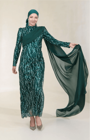 Sare Tesettür Abiye - FioraofDress - tesettur - abiye - Berrak - 38 - hijab - evening - dress