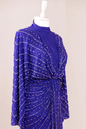 Serel Tesettür Abiye - FioraofDress - tesettur - abiye - SAX - 36 - hijab - evening - dress