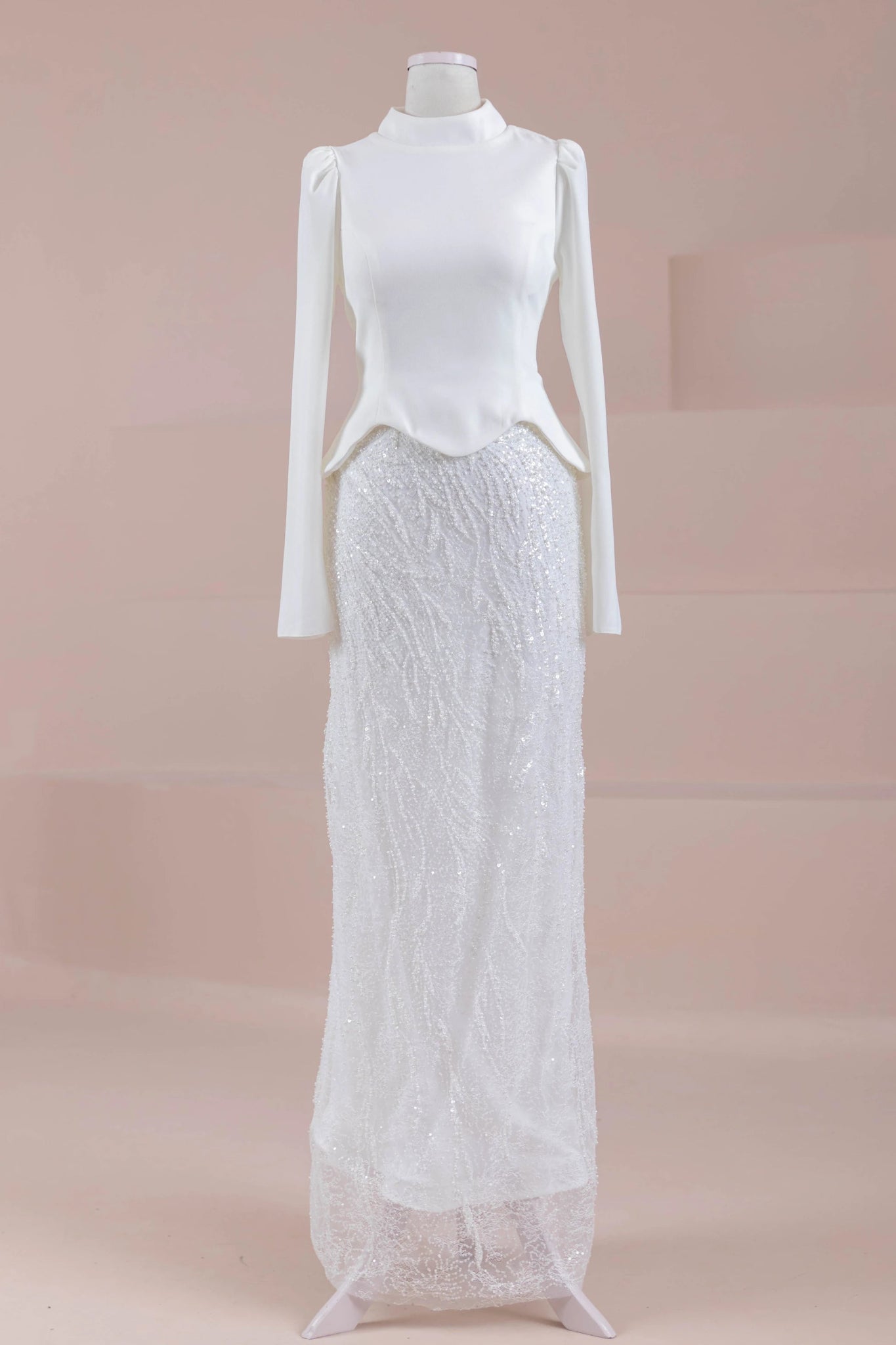 Simera Tesettür Abiye - FioraofDress - tesettur - abiye - Beyaz - 38 - hijab - evening - dress