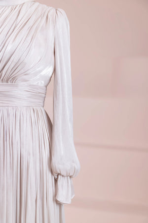 Sivra Tesettür Abiye - FioraofDress - tesettur - abiye - BEJ - 38 - hijab - evening - dress