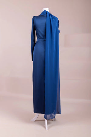 Velisse Tesettür Abiye - FioraofDress - tesettur - abiye - PETROL - 38 - hijab - evening - dress