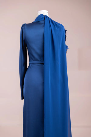 Velisse Tesettür Abiye - FioraofDress - tesettur - abiye - PETROL - 38 - hijab - evening - dress