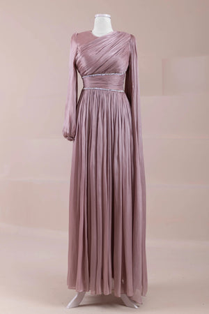 Zafira Tesettür Abiye - FioraofDress - tesettur - abiye - lila - 38 - hijab - evening - dress