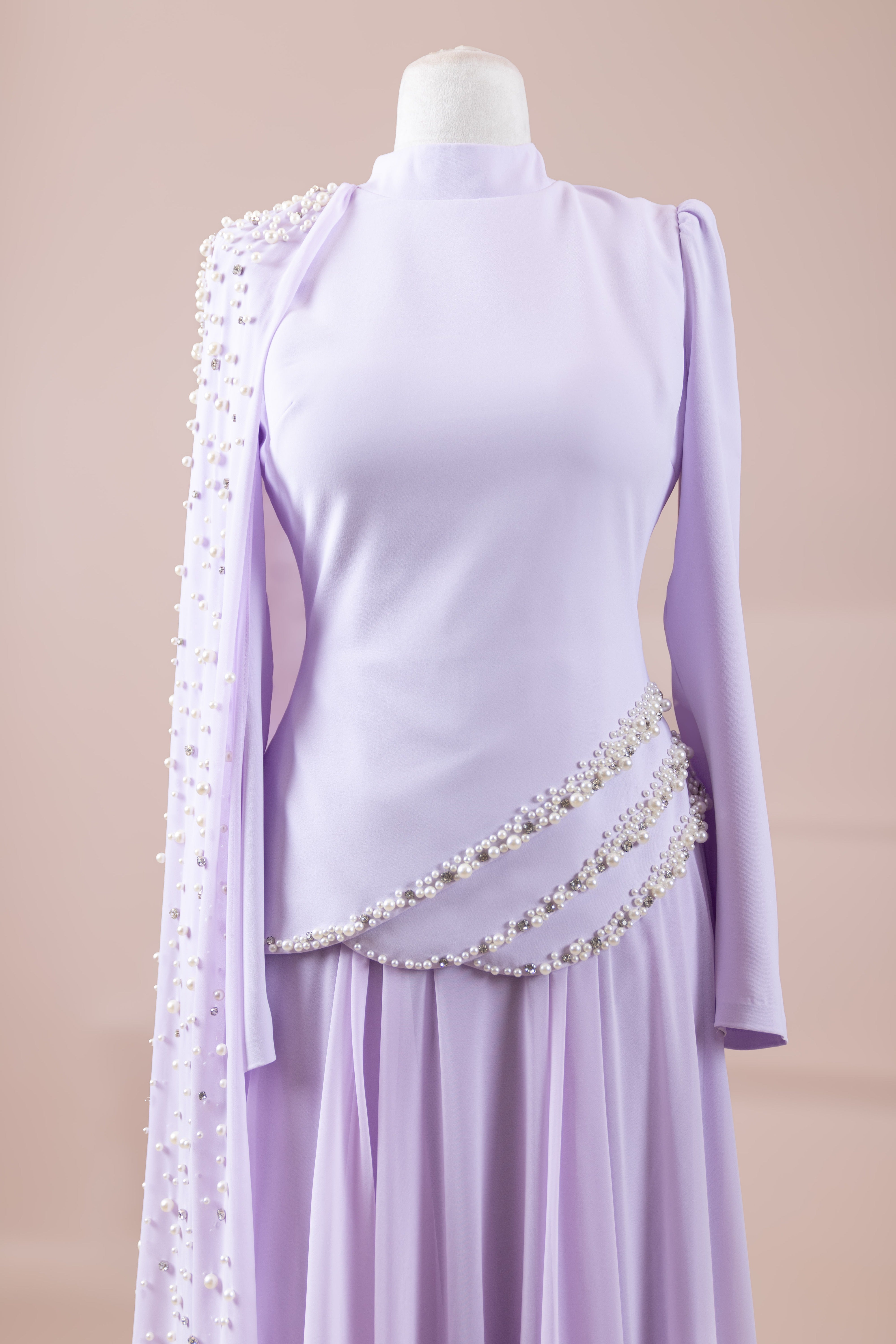 Trily Modest Evening Dress