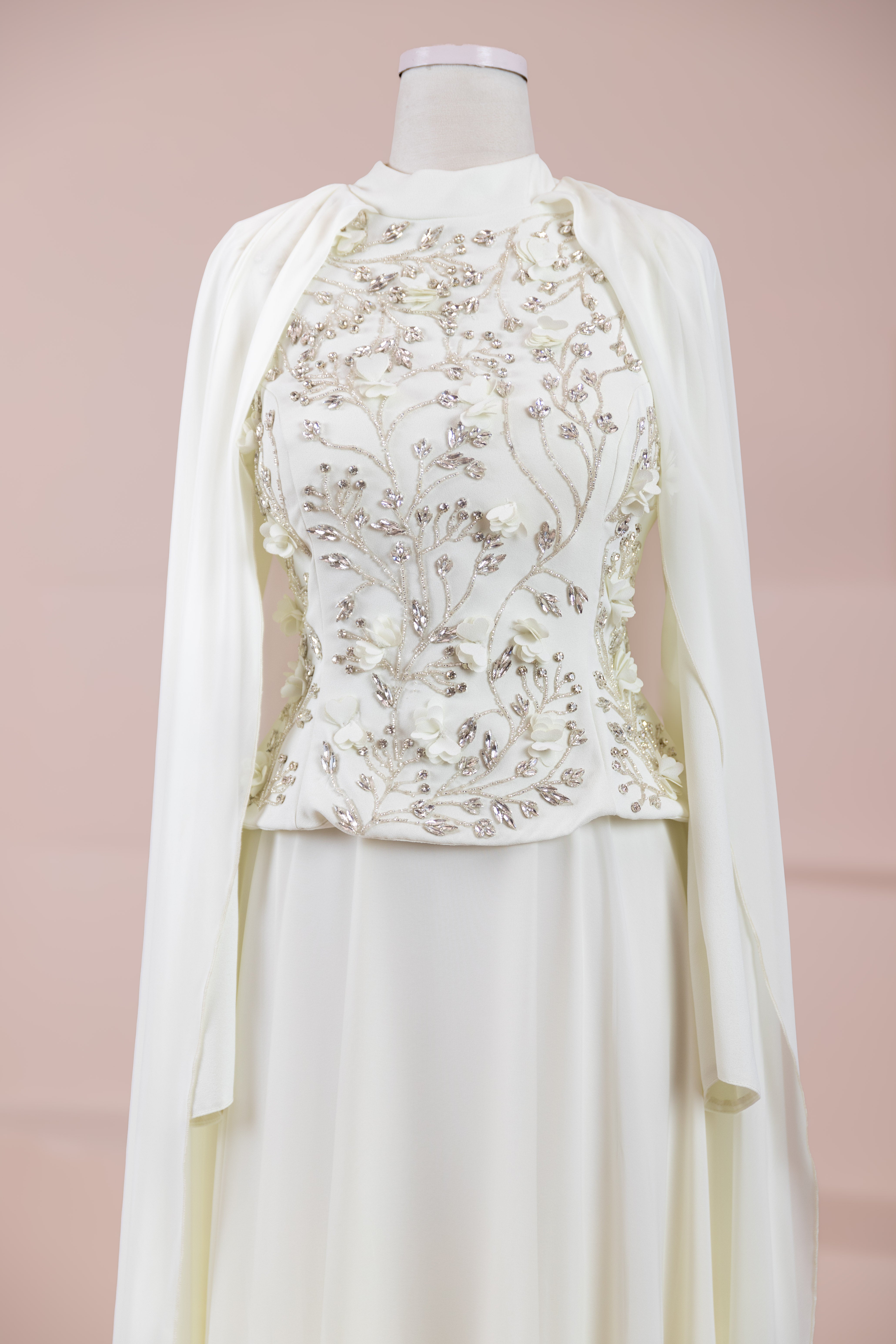 Selya Covered Evening Dress