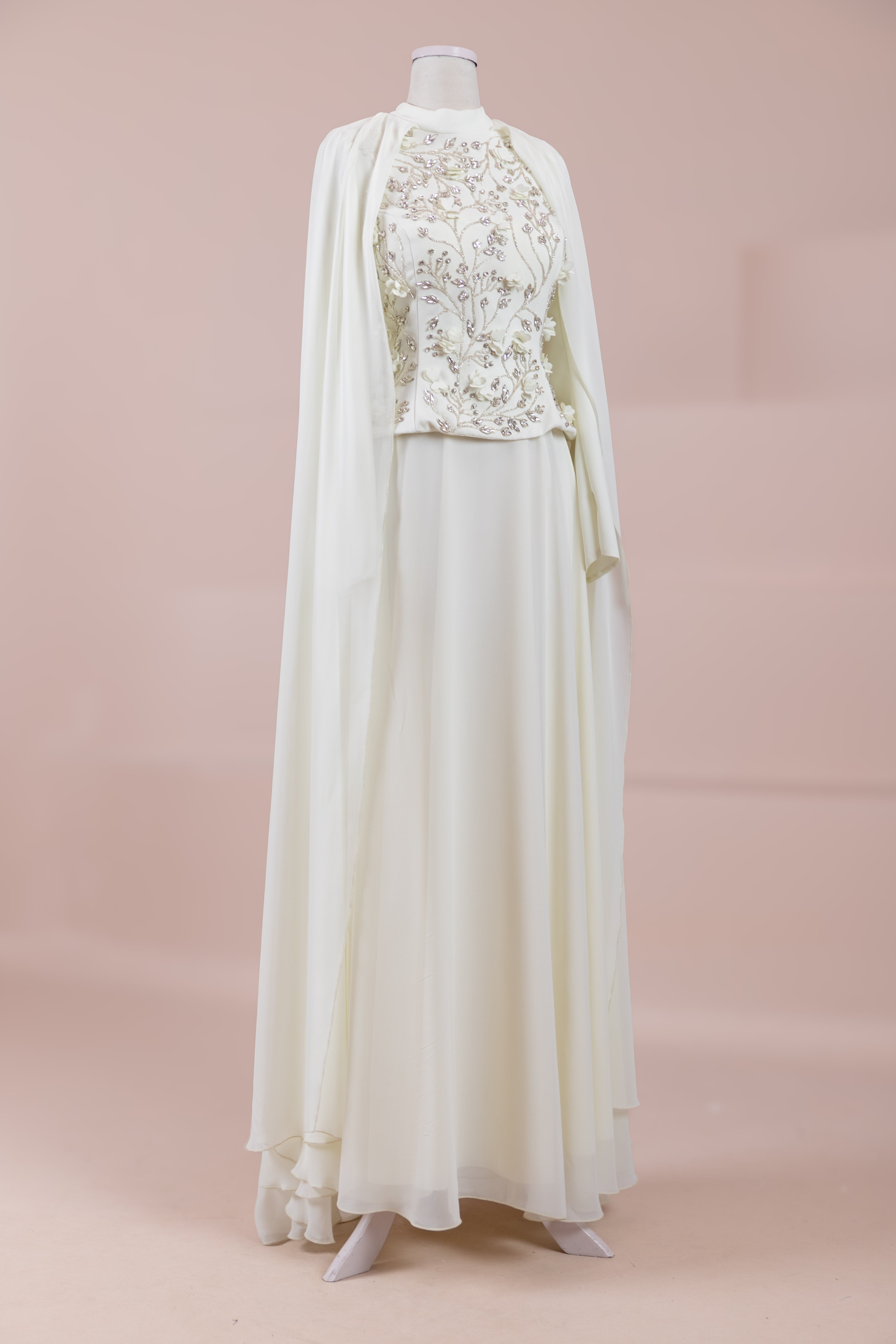 Selya Covered Evening Dress